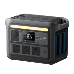 Anker C800X plus Portable Power Station 768Wh & 200W Anker Solix Foldable Solar Panel