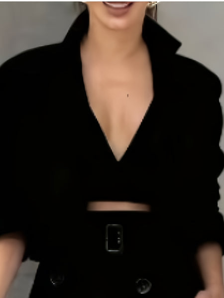 Two-Piece Set for Women Featuring an Elegant Blouse And a Skirt (LL168)