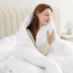 Luxury Hotel Style 1pc Duvet Quilt Insert Comforter Heavy Filling Breathable Fluffy– All Seasons Comfort – Lightweight Summer to Warm Winter – 4.5 10.5 13.5 15 Tog – Single Double Super King Bedding Size