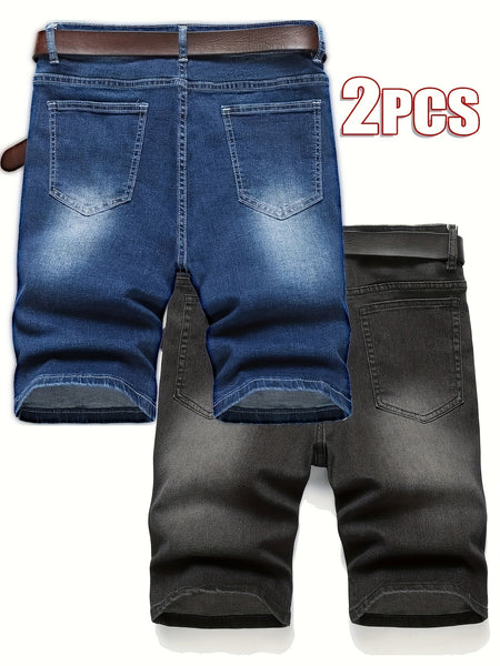 Two-Pack Men's Denim Shorts