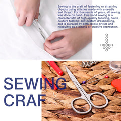 JUNING Travel Sewing Kit Portable Sewing Supplies Accessories for Adults, Beginner, Home, Emergency, Including Needle and Thread Kit, Scissors,Tape Measure, Seam Ripper