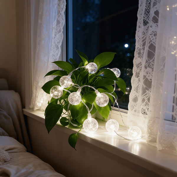 LED Fairy Lights Bulbs Glass Bulbs IP44 Retro Lighting for Indoor/Outdoor Decoration for Garden Party Patio Room Balcony Warm White(10m/20m/30m, 80 LED/160 LED/240 LED)