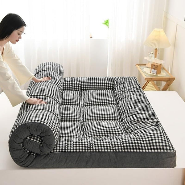 Ultra-Soft Mattress Topper with Deep Pocket Fitted Skirt - Cloud-Like Support & Breathable Fabric, Hotel Grade, Machine Washable, Multiple Sizes for Bedroom, Guest Room, and Dorm