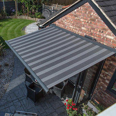 Olympus Awnings Hera Outdoor Patio Awning up to 3M Projection, Fully Installed. Delivery only