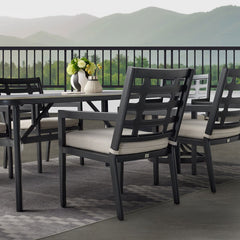Agio Formia 7 Piece Cushioned Dining Patio Set + Cover
