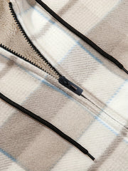 Men'S Heavyweight Fleece Hoodies Jacket - Full Zip Up Thick Sherpa Lined Flannel Plaid Shirt Jacket