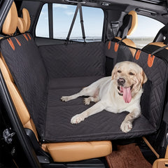 Back Seat Extender Dog Seat Cover for Back Seat, Hard Bottom Car Seat Cover