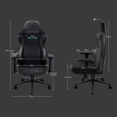 ONEX RTC Ergoglide Gaming Chair, Black/Blue
