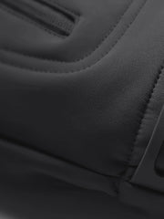 Men'S Winter Soft Shell Jacket with a Hood, Featuring Pockets And a Solid Color, Suitable for Outdoor Wear