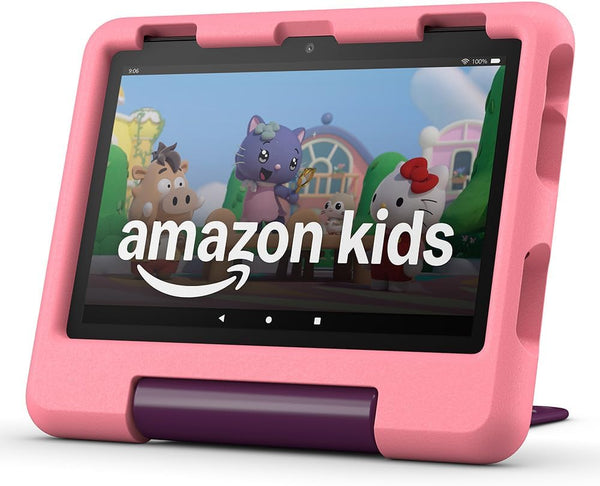 Amazon Fire HD 8 Kids Tablet (Newest Gen), Ages 3–7 | 3 GB Memory, Includes Ads-Free Books, Games and Videos That Children Love, 8