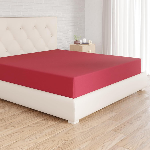 Amazon Basics Soft Microfibre Single Fitted Sheet, Deep Pocket 12 Inch (30 Cm), White