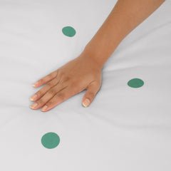 4pcs Printed Duvet Cover Set – Ultra-Soft & Breathable Microfiber Complete Bedding Set with Matching Pillowcases and Brushed Solid Color Fitted Sheet, Machine Washable, Available in All UK Sizes