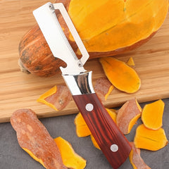 Multi-Functional Vegetable Peeler, 2-in-1 Fruit Veggie Peeler and Bottle Opener, Stainless Steel Blade Peelers for Kitchen