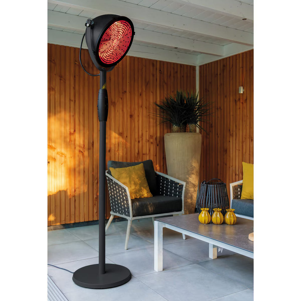 Sunred Indus Ultra 1.2M Electric 2,100W Standing Patio Heater