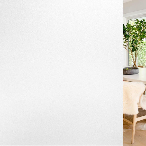 Rabbitgoo Window Film Privacy Film for Glass Windows, Frosted Glass Sticker Static Cling without Glue for Bathroom Home Office Matt 44.5X200 Cm