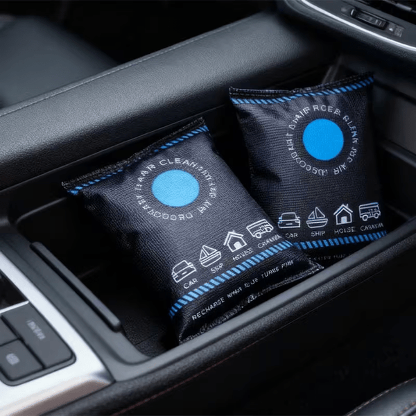 4Pcs Reusable Dehumidifier Bags | Suitable for Home, Vehicles, Travel RVs, Absorbs Moisture, Prevents Humidity and Condensation, Paper Material, No Electricity Needed