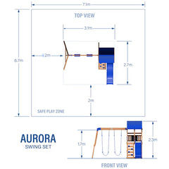 Backyard Discovery Aurora Swingset Playcentre (3-10 Years)