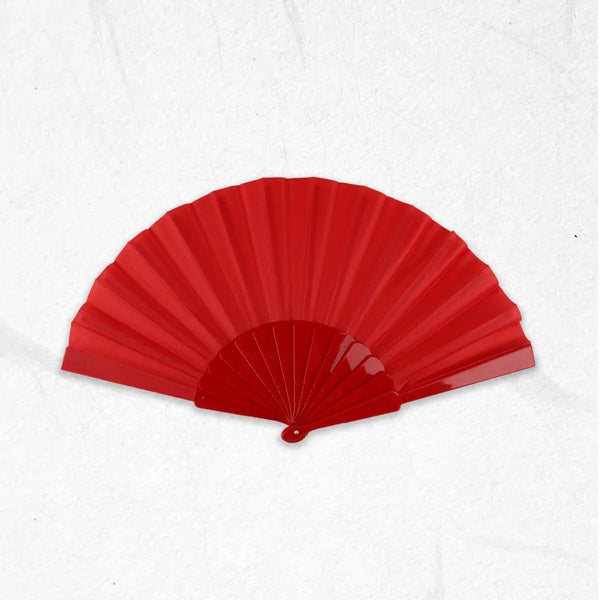2Pcs Hand Fan Held Portable Spanish Dances Fabric Folding Party Wedding Gift