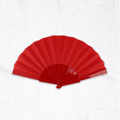 2Pcs Hand Fan Held Portable Spanish Dances Fabric Folding Party Wedding Gift
