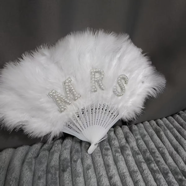 [Wifey Fan] 1pc WIFEY/MRS Fan Adult Novelty Party Gift, Wedding Additions, Bridesmaids, Grooms, Brides, Grooms Additions, Singles Party, Honeymoon Additions, The Best Gift for Your Partner