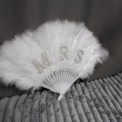 [Wifey Fan] 1pc WIFEY/MRS Fan Adult Novelty Party Gift, Wedding Additions, Bridesmaids, Grooms, Brides, Grooms Additions, Singles Party, Honeymoon Additions, The Best Gift for Your Partner