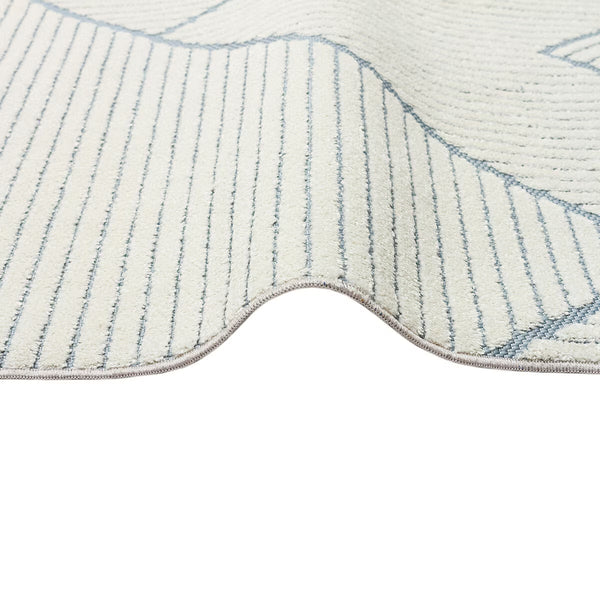 Concept Looms Jazz Blue Geo Indoor Oudoor Rug, in 2 Sizes