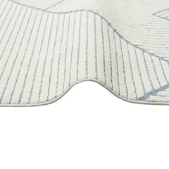 Concept Looms Jazz Blue Geo Indoor Oudoor Rug, in 2 Sizes
