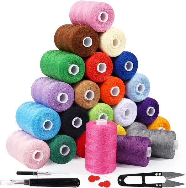 JUNING Travel Sewing Kit Portable Sewing Supplies Accessories for Adults, Beginner, Home, Emergency, Including Needle and Thread Kit, Scissors,Tape Measure, Seam Ripper