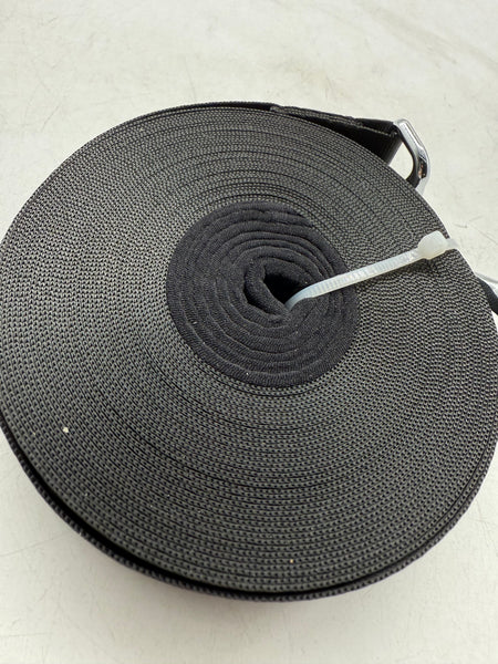 65ft 20m Long Dog Training Leads Obedience Recall Leash Large 25mm Wide in Black
