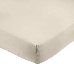 Amazon Basics Soft Microfibre Single Fitted Sheet, Deep Pocket 12 Inch (30 Cm), White