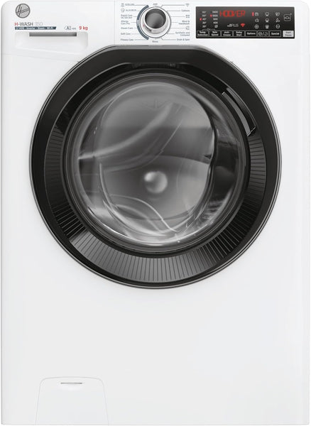 Hoover H-WASH 350 9Kg Freestanding Washing Machine, 1400 RPM, a Rated, Eco-Power Inverter Motor, Hon App, 60 Programmes, Eco Doser, Power Care System, White, 60X53X85 Cm - H3WPS496TAMB6-80