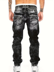 American Snowflake Jeans, Fashionable and Versatile Straight-Leg Pants