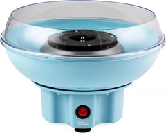 Giles & Posner EK2641GSBL Candy Floss Maker – Cotton Candy Sweet Machine, Retro Carnival Funfair Style Machine for Kids, Parties, Home, Fun Snacks Treat Maker, Portable, Includes Candy Sticks, Blue
