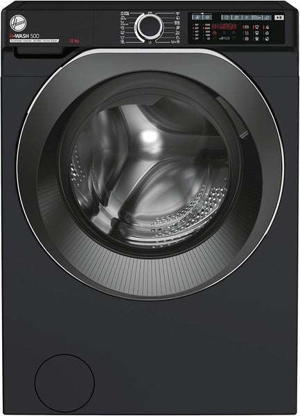Hoover H-WASH 500 10Kg Freestanding Washing Machine, 1400 RPM, a Rated, Eco‑Power Inverter Motor, Hon App, 60 Programmes, Care Dose, Power Care System, Black, 60X59X85 Cm ‑ HW 410AMBCB/1-80