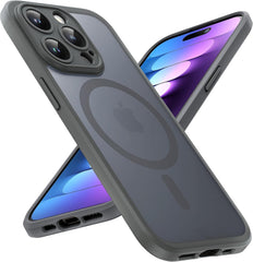 TOCOL Magnetic for Iphone 17 Pro Max Case 6.9-Inch, Compatible with Magsafe, Full Camera Protection, Built-In Magnetic Ring, Drop Protection Shockproof Translucent Matte Phone Cover