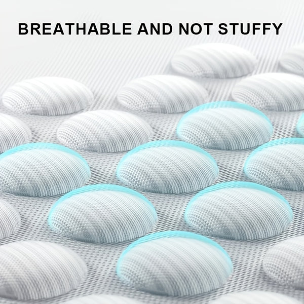 Orthopedic Cooling Dog Bed, Breathable Summer Pet Bed with Raised Edge, Soft Washable Dog Bed Mat for Small to Medium Dogs And Cats, Non-Slip Pet Mat for All-Season Use