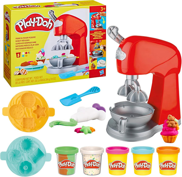 Play-Doh Rainbow Swirl Ice Cream Playset for Toddlers, Non-Toxic Modelling Compound Set, Crafts for Kids, Creative Toys for 3+ Year Olds