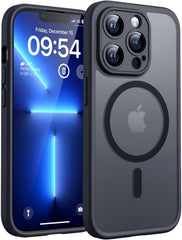 TOCOL Magnetic for Iphone 17 Pro Max Case 6.9-Inch, Compatible with Magsafe, Full Camera Protection, Built-In Magnetic Ring, Drop Protection Shockproof Translucent Matte Phone Cover