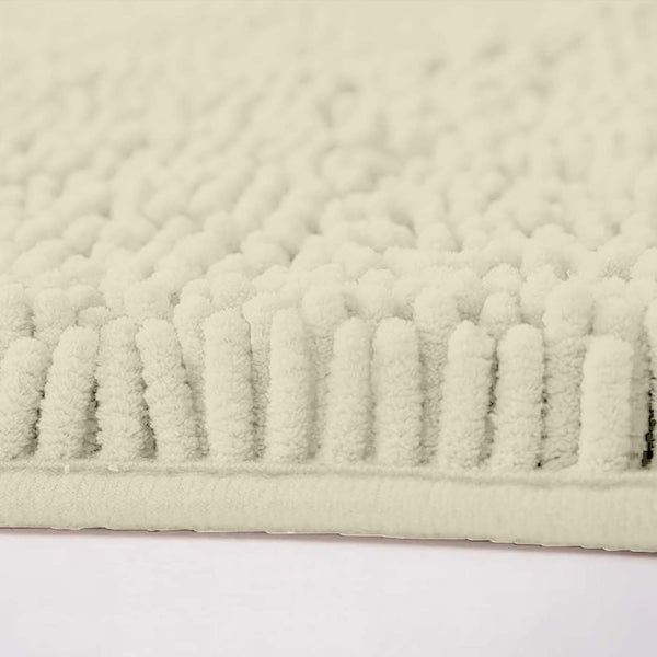1pc Soft Chenille Bath Mat – Durable Chenille Rug with Non-Slip Backing, Stylish Bathroom Rug, Machine Washable Bath Mat, Non-Slip Area Rug for Shower Room & Home Use