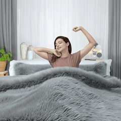 Super Plush Shaggy Fur Duvet Cover Set 3pcs | Ultra Soft Luxury Bedding for Winter | Warm, Cozy & Hotel-Grade Comfort | Premium Faux Fur Bed Set for Deep Sleep & Stylish Bedrooms