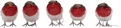 Marco Paul 5 Pack LED Robins Christmas Decorations Battery Operated String Lights with Auto Timer Indoor & Outdoor Festive Xmas Bird Ornaments Novelty Seasonal Home Décor