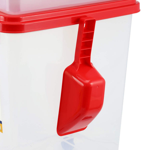 2-Piece Stackable Pet Food Container Set – Airtight 13L & 37.5L Dry Food Bins with Scoop & Casters | BPA-Free Storage for Dog & Cat Treats