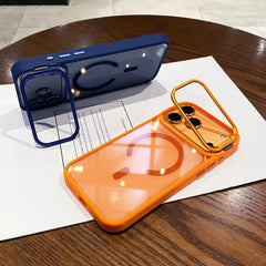 Luxury Clear Magnetic Phone Case Compatible with iPhone 17 Pro Max Shockproof Lens Protection Cover