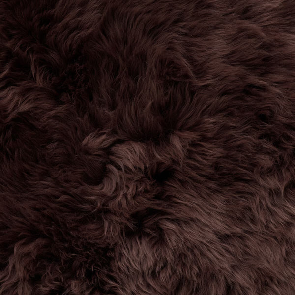 Bowron Double Sided Sheepskin Cushion, 35 X 35Cm in Brown