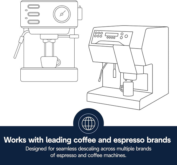 De'Longhi Ecodecalk Descaler DLSC500, 5 Decalcification Doses, Coffee Machine Descaler, Coffee Machine Maintenance Accessory, Plant-Based Ingredients, Bottle with 5 Doses, 500Ml
