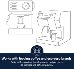 De'Longhi Ecodecalk Descaler DLSC500, 5 Decalcification Doses, Coffee Machine Descaler, Coffee Machine Maintenance Accessory, Plant-Based Ingredients, Bottle with 5 Doses, 500Ml