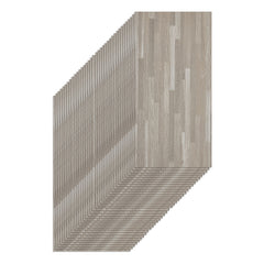 36pcs Self Adhesive Vinyl Flooring, 15X30cm Wood & & Stone Grain Effect Peel and Stick Floor Tiles, Waterproof Flooring Stickers for Home Office Bedroom Kitchen Living Room