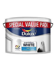 Dulux Matt Paint | Pure Brilliant White | Economy Tub | 7 Litre