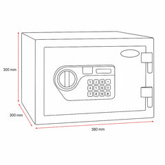 Phoenix 17L Centurion FS1211E Fire & Security Safe with Electric Lock