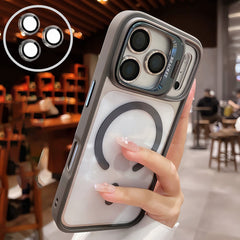 Phone Case - 2pcs (1pc Phone Case And 1pc Camera Lens Protector) Luxury Magnetic Shockproof Phone Case Compatible with Iphone 17, 16, 15, 14, 13, 12, 11 Pro Max Plus Air 16E, Featuring a Lens Holder And Glass Lens Protector